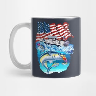 Fishermans Usa Proud America Mug